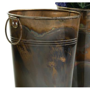 french bucket burnt copper finish by883 1cbt wholesale metal containers market