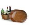 15  oval tub copper finish by95 1cp wholesale metal containers tubs