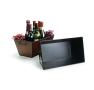 14  rectangle tin tray rust finish ty35 1rst wholesale metal containers