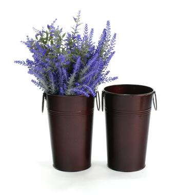 55  french bucket burgundy by885 1bdy wholesale metal containers market buckets