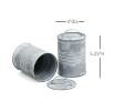 4  tin cylinder white wash lid by443 1 wholesale metal containers