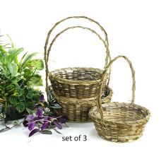 vine round shop large s3 sv713 3 wholesale basket containers handled baskets