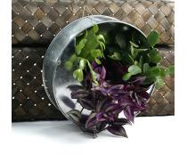 moon tin wall basket galvanized wy50 1 wholesale metal containers novelty