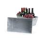 14  rectangle tin tray white wash ty35 1ww wholesale metal containers
