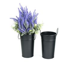 french bucket painted black by885 1blk wholesale metal containers market buckets