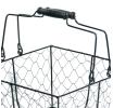 10  square wire basket black sy180 1 wholesale containers 9