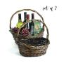 stained willow oval boat shop small set2 sw384 2sm wholesale basket containers