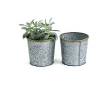 45  mini pot galvanized brass trim by415 1bt wholesale covers