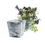 ribbed tin pot cover 85  acid white wash ty88 1 wholesale