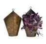 tin wall basket vintage brown wy98 1vc wholesale metal containers novelty