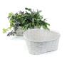 bamboo triangular pot white po03 1w wholesale basket containers covers