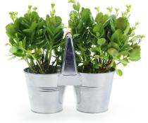 galvanized tin caddy wooden handle by70 1 wholesale pot covers