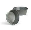 10  galvanized tub round vintage finish by25 1vin wholesale metal containers