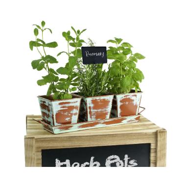 verdigriscopper herb container by42 1ver wholesale metal containers pails pots rect sq
