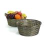 12  bamboo stain rnd bowl bo742 1s handles bowls trays