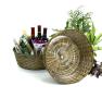 14  bamboo round bowl stain bo744 1s handles bowls trays