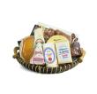 woodchipwillow round shallow tray wooden handles bw340 1