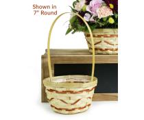 7  bamboo utility shop round natural so577 1n wholesale basket containers