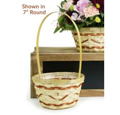 9  bamboo round utility shop natural so579 1n wholesale basket containers handled