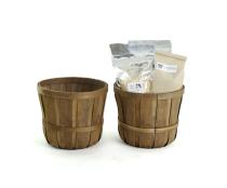 woodchip bushel basket stained pd568 1s handles bowls trays