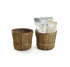 woodchip bushel basket stained pd568 1s handles bowls trays