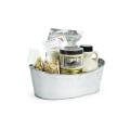 10  galvanized oval boat shape bowl by98 1 wholesale metal containers