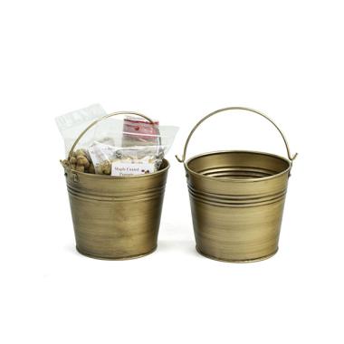 5  mini pail antique brass by41 1brs wholesale metal containers pails pots