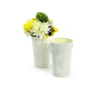 55  french bucket creamantique white honeycomb embossed by885 1eac wholesale metal