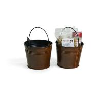 5  round pail rustic dark by41 1abr wholesale metal containers pails pots