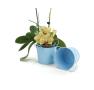 5  round tin pot light blue by03 1lb wholesale metal containers pails