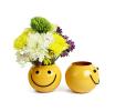 solid iron bowl smiley face golden yellow by207 1 wholesale metal