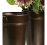 french bucket brown powder coated finish by883 1br wholesale metal containers