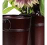 french bucket powder coated burgundy by883 1bdy wholesale metal containers