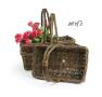 dark willow rectangle basket su51 3 wholesale containers handled baskets large
