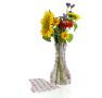 poly collapsible vase hearts 10pk vp302 10 wholesale vases black