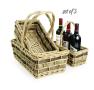 peeled willow woodchip rect shop s3 sw126 3 wholesale basket containers