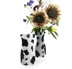 poly collapsible vase cow print 10pk vp101 10 wholesale vases