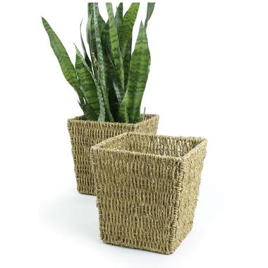 rope pot cover 10 square top pb20 1 wholesale basket containers