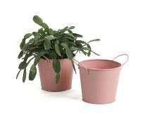 5  tin pot persimmon color by03 1pp wholesale metal containers pails
