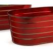 tin oval tub translucent red gold ribbing by82 1tpr wholesale metal