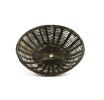 bamboo oval tray dark brown small bo211 1dkb handles bowls