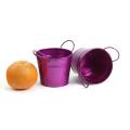 5  tin pot transparent fuchsia finish by03 1tfa wholesale metal containers