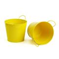 65  tin round pot yellow by08 1y wholesale metal containers pails