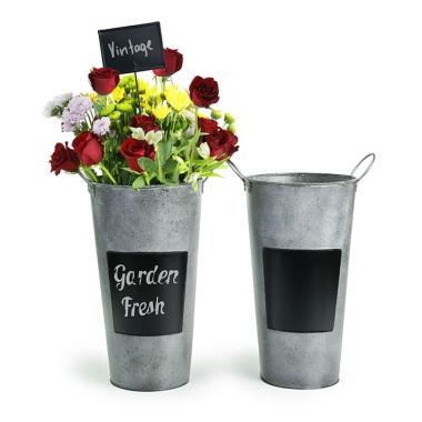 french bucket vintage chalk board by886 1vinch wholesale metal containers