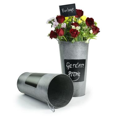 french bucket vintage chalk board by886 1vinch wholesale metal containers