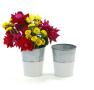 475  galvanized vasewhite base by125 1w wholesale pot covers metal containers