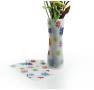 poly collapsible vase colorful daisies 10pk vp201 10 wholesale vases