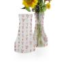 poly collapsible vase hearts 10pk vp302 10 wholesale vases black