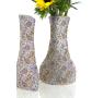 poly collapsible vase purple paisley 10pk vp303 10 wholesale vases