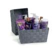 woven strap basket rectangle single small grey tp80 1sm